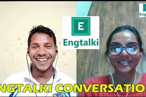 Engtalki Conversation|#Hansikamam|Online English Speaking Practice|Clapingo conversation#engtalki