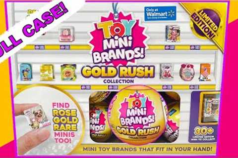 UNBOXING FULL CASE TOY MINI BRANDS GOLD RUSH!!