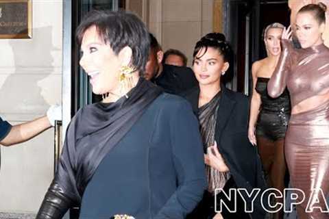 The Kardashians heads to the CFDA awards at La Casa Cipriani in New York City