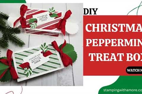 Make this Sweet Peppermint Candy Treat Box (a great gift idea to wow your family and friends)