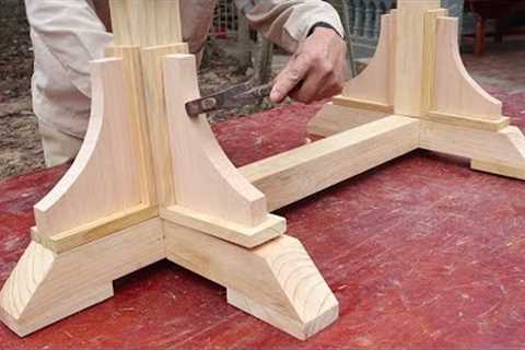 Creative Wood Use Ideas And Ingenious Woodworking Skills // Perfect Wood Recycling Plan In New Level