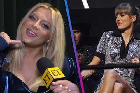 MTV EMAs: Bebe Rexha REACTS to Taylor Swift DANCING During Her Performance (Exclusive)