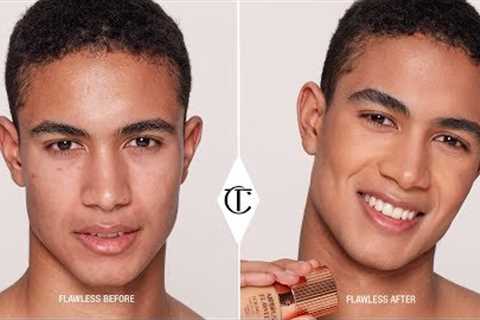 Natural Makeup for Men - How to Apply Foundation Flawlessly | Charlotte Tilbury