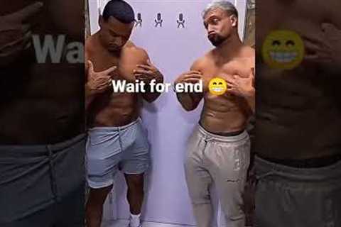 wait for end 🤣😱 #fitness #shorts #bodybuilding