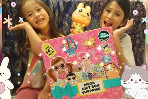Come Unbox the MEGA Gift Box Surprise with Us and See What's Inside | Holiday Gift Ideas For Kids