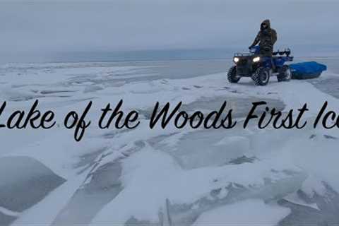 First Ice Navigating Across Lake Of The Woods (Northwest Angle)