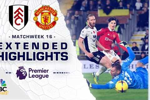 Fulham v. Manchester United | PREMIER LEAGUE HIGHLIGHTS | 11/13/2022 | NBC Sports
