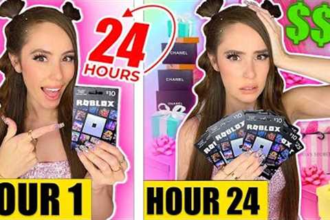 BUYING MYSELF 24 GIFTS IN 24 HOURS FOR MY BIRTHDAY