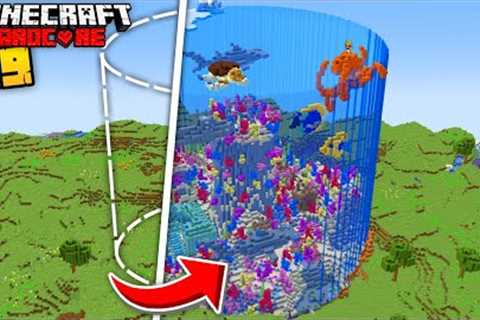 I Transformed the OVERWORLD into an OCEAN in Minecraft Hardcore