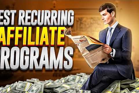 How I Make $167.50/hr PASSIVE INCOME with Recurring Affiliate Programs