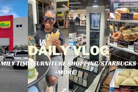 DAILY VLOG| FAMILY TIME/ FURNITURE SHOPPING/ STARBUCKS + MORE || KOREY AND KIM