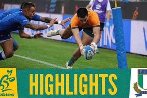 HIGHLIGHTS | Italy vs Wallabies | 2022 Spring Tour