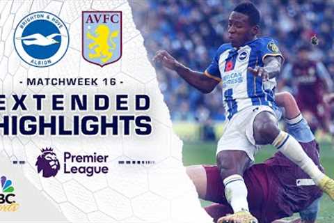 Brighton v. Aston Villa | PREMIER LEAGUE HIGHLIGHTS | 11/13/2022 | NBC Sports