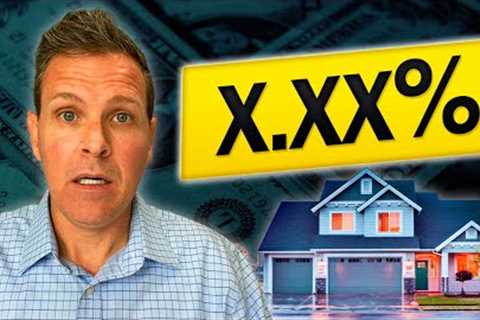 HUGE Drop in Mortgage Rates: Housing Market Update
