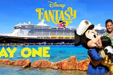 Disney Fantasy 8 Day Caribbean Cruise | Day one |  Embarking and more.