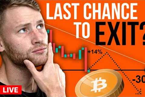 30% BTC Drop Incoming? | Here's Where I'm Exiting Altcoin Trades!