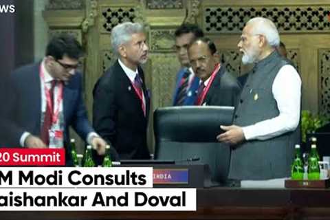 PM Modi Consulted EAM Jaishankar And NSA Ajit Doval At G20 Summit In Bali, Indonesia