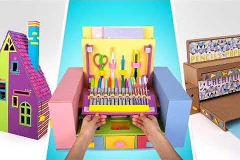 How To Make 3 Amazing Desk Organizers ✏️