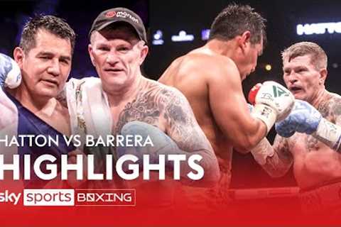 HIGHLIGHTS! Ricky Hatton vs Marco Antonio Barrera | Special Exhibition 🇬🇧 🇲🇽