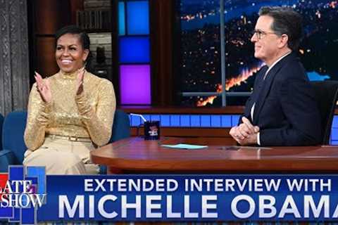 Michelle Obama x Colbert - EXTENDED INTERVIEW