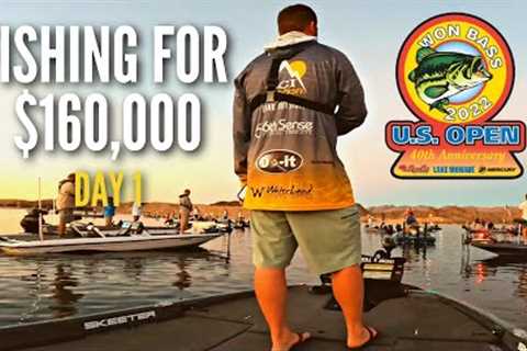 Fishing for $160,000 - 2022 WON Bass US Open Tournament Day 1
