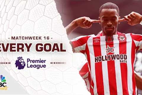Every Premier League goal from Matchweek 16 (2022-23) | NBC Sports
