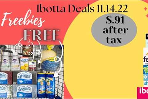Ibotta Haul 11.14.22| #Ibotta Deals| 7 FREEBIES| New Rebates|Household Items &amp; More