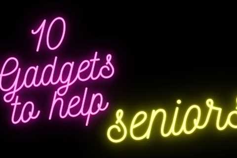 10 gadgets available on amazon to help seniors - product links in description.