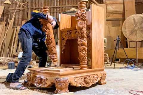Amazing Woodworking Art - How To Make An Extremely Sophisticated CNC Engraving Table | Part 2