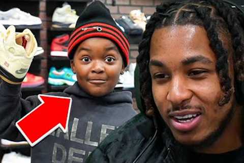 DDG Reacts To Woo Wop Goes Sneaker Shopping With Cool Kicks 😭😤