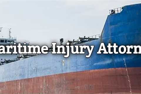 All About Settlement In Maritime Injury