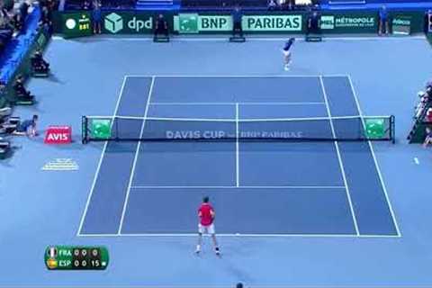 Hilariously long rally! Longest tennis rally ever, exceeding 100 shots 🤯