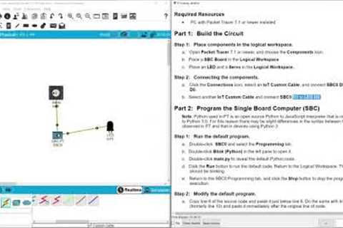 2.2.1.4 Packet Tracer - Simulating IoT Devices