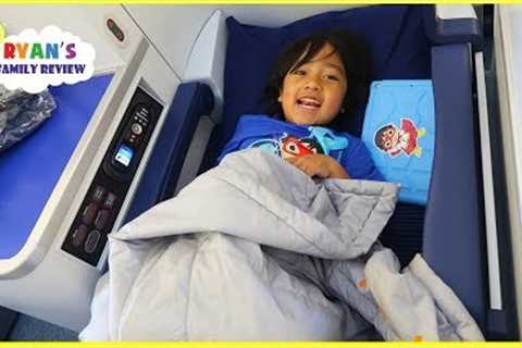 Ryan's first Business Class Airplane Ride  To Japan + Japan Hotel Tour!!!