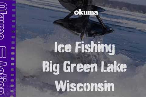 Ice Fishing Fun on Big Green Lake in Wisconsin!