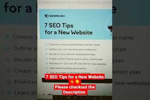 The 7 Most Important SEO Tips for Higher Rankings: SEO Tips For Beginners