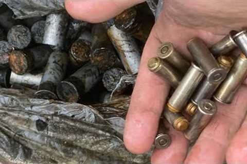 Episode 12 - Reservoir lake, JACKPOT of GUN AMMO FOUND $$$$! *VICTORIA POLICE CALLED* Magnet Fishing