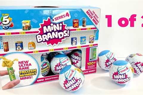 UNBOXING RARE MINI BRANDS SERIES 4 CASE UNBOXING MYSTERY TOYS OPENING