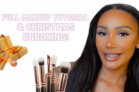 MAKE-UP TUTORIAL &amp; CHRISTMAS UNBOXING! | CLARISSE JULIETTE