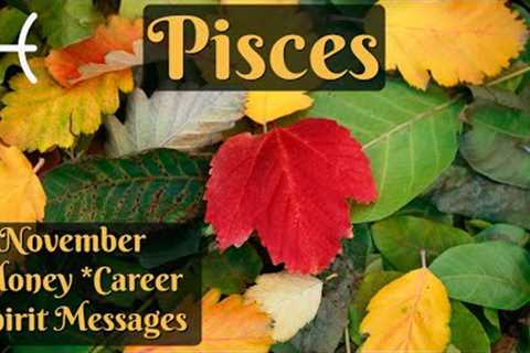 ♓PISCES🍂DIVINE INTERVENTION, PISCES!🍂NOVEMBER 2022/NEXT 30 DAYS *MONEY *CAREER *SPIRIT MESSAGES