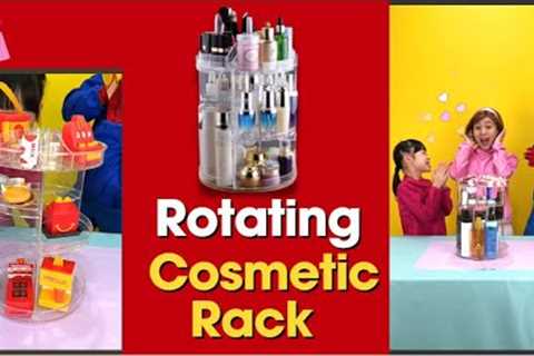 Fun Review on Rotating Cosmetic Rack Transparent Make-Up Organizing Storage Tower [Pakupakiss]