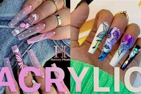 ✨281✨ 10+ Unbelievable Beautiful Acrylic Nail Art Designs Tutorial Ideas