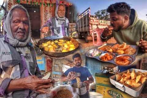 78 Year Old Man Selling Breakfast in Indian Highway’s | Plate Only Rs30/- | Street Food India