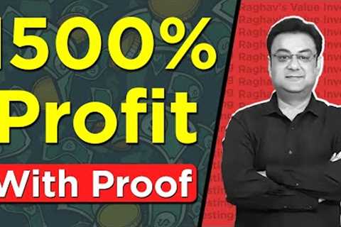 Multibagger Investing | 1500% Profit | pro investor | multibagger returns | Invest like Raghav