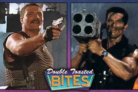 COMMANDO MOVIE - KOREY'S NEVER SEEN IT! | Double Toasted Bites