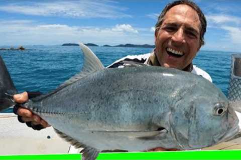 Wild cooking on a small boat - Catch n Cook - Boat camping - EP.577