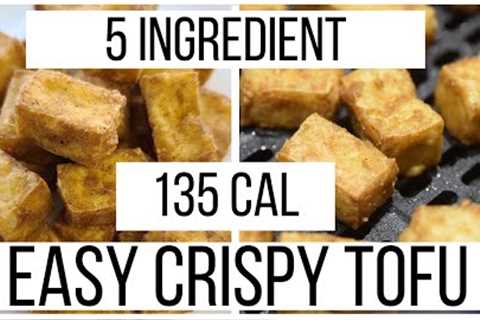 Crispy Fried Tofu Puff Air-Fryer Recipe to help you lose weight!