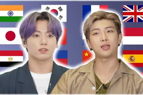 BTS Speaking 15+ Languages (Hindi, English, Tagalog &amp; More!)