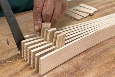 Design ideas Woodworking Is Sure You Have Never Seen - Build a Finger Joint Chair