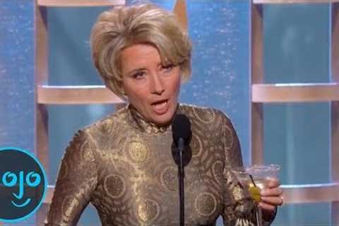 Top 10 Celebrities WASTED at Award Shows